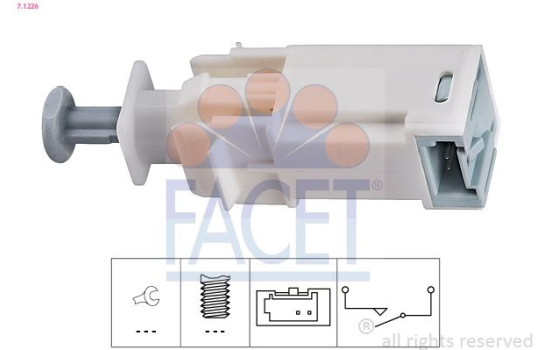 Switch, clutch control (cruise control) Made in Italy - OE Equivalent