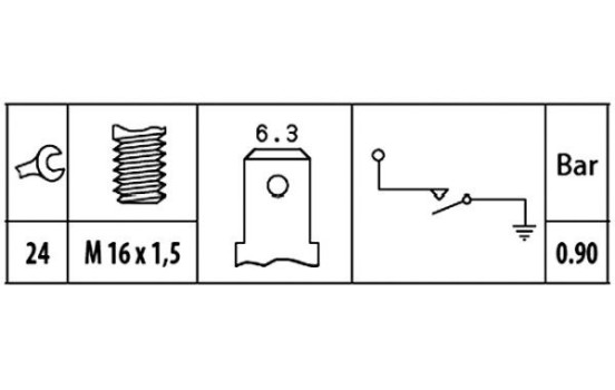 Oil Pressure Switch, Image 2
