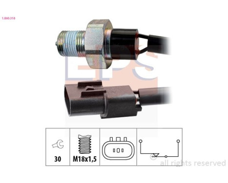 Reverse switch 1.860.318 EPS Facet