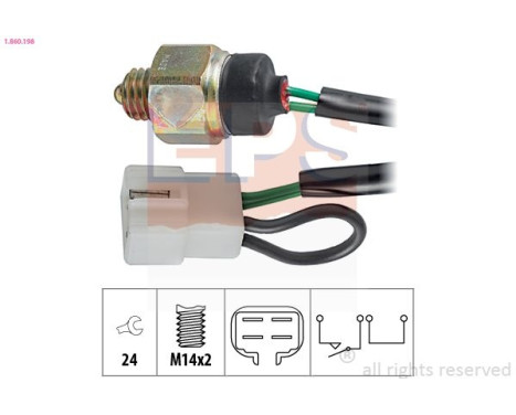 Switch, reverse light 1.860.198 EPS Facet