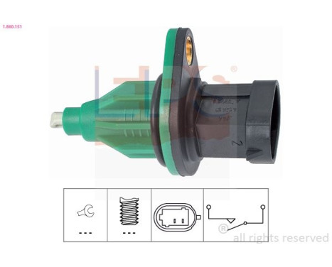 Switch, reverse light Made in Italy - OE Equivalent 1860151 EPS Facet