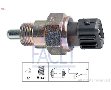 Switch, reverse light Made in Italy - OE Equivalent
