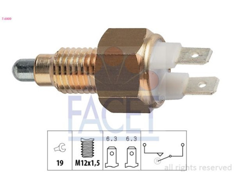 Switch, reverse light Made in Italy - OE Equivalent