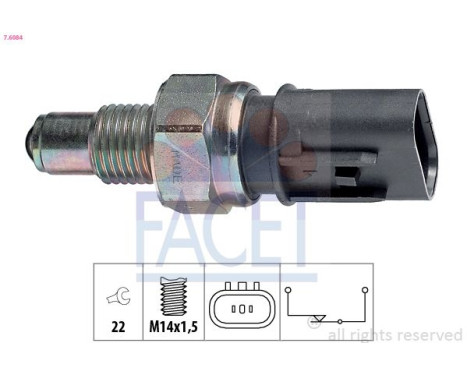 Switch, reverse light Made in Italy - OE Equivalent