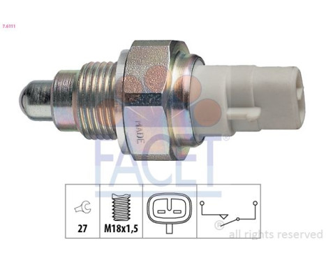Switch, reverse light Made in Italy - OE Equivalent