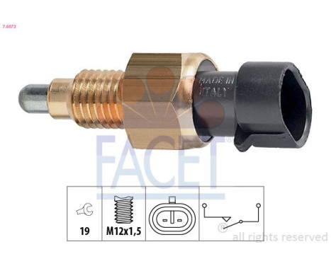 Switch, reverse light Made in Italy - OE Equivalent