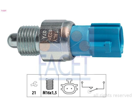 Switch, reverse light Made in Italy - OE Equivalent