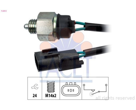 Switch, reverse light Made in Italy - OE Equivalent