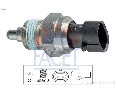 Switch, reverse light Made in Italy - OE Equivalent