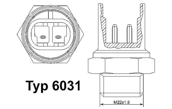 Temperature Switch, radiator fan
