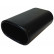 Embellecedor de escape Acero/Negro - 76x135mm - longitud 210mm - conexión 35-55mm