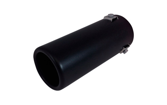 Embellecedor de escape Acero/Negro - redondo 70mm - longitud 170mm - conexión 35-66mm, Imagen 2