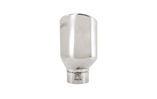 Embellecedor de escape Simoni Racing ovalado de acero inoxidable - 135 x 85 x L185 mm - Montaje -> 60 mm, Imagen 6