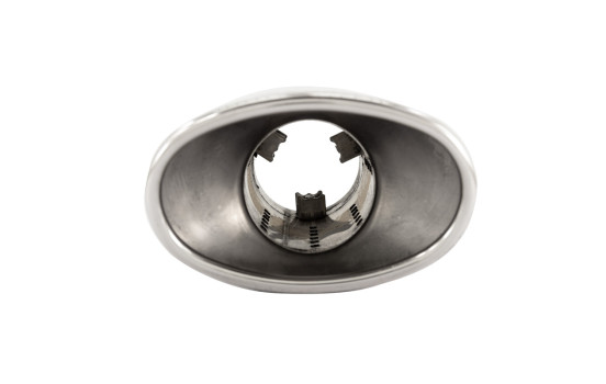 Embellecedor de escape Simoni Racing ovalado de acero inoxidable - 135 x 85 x L185 mm - Montaje -> 60 mm, Imagen 10