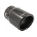 Embellecedor de escape Simoni Racing ovalado/inclinado - Negro - 76 x 80 x L128 mm - Montaje -> 68 mm, Miniatura 3