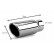 Embellecedor de escape Simoni Racing redondo/inclinado de acero inoxidable - Diámetro 76 - Longitud 180 mm - Montaje 37, Miniatura 2