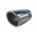 Embellecedor de escape Simoni Racing redondo/inclinado de acero inoxidable - Diámetro 76 mm - Longitud 128 mm - Montaje