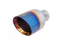 Embellecedor de escape Simoni Racing redondo/inclinado Ti-Tip - 114 x 210 mm (montaje -> 60 mm)