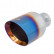 Embellecedor de escape Simoni Racing redondo/inclinado Ti-Tip - 114 x 210 mm (montaje -> 60 mm)