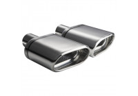 Embellecedor de escape Ulter Sport (derecho) - Ovalado 145x75mm - Longitud 140mm - Montaje ->50mm - Acero inoxidable