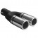 Embellecedor de escape Ulter Sport - Doble redondo 60 mm - Longitud 170 mm - Montaje ->50 mm - Acero inoxidable