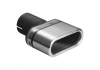 Embellecedor de escape Ulter Sport - Ovalado 110x45 mm - Longitud 80 mm - Montaje ->50 mm - Acero inoxidable