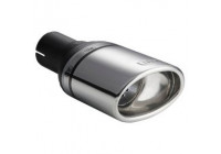 Embellecedor de escape Ulter Sport - Ovalado 120x80 mm en ángulo - Longitud 120 mm - Montaje -> 60 mm - Acero inoxid