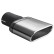 Embellecedor de escape Ulter Sport - Ovalado 167x60mm - Longitud 120mm - Montaje ->50mm - Acero inoxidable, Miniatura 2