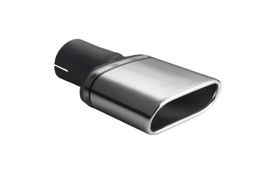 Embellecedor de escape Ulter Sport - Ovalado 167x60mm - Longitud 200mm - Montaje ->50mm - Acero inoxidable