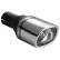 Embellecedor de escape Ulter Sport - Rectángulo 100x75 mm en ángulo - Longitud 120 mm - Montaje ->50 mm - Acero ino