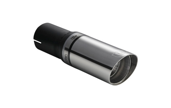 Embellecedor de escape Ulter Sport - Redondo, 60 mm, en ángulo - Longitud 140 mm - Montaje ->50 mm - Acero inoxidabl, Imagen 2