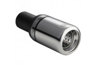 Embellecedor de escape Ulter Sport - Redondo Ø80mm Tipo 2 - Longitud 120mm - Montaje ->50mm - Acero inoxidable