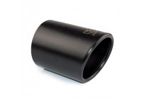 Embellecedor de escape Ulter Sport - Redondo, 90 mm, en ángulo - Longitud: 120 mm - Montaje: 65-80 mm - Acero inoxidabl