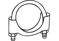 Abrazadera de escape de 60 mm