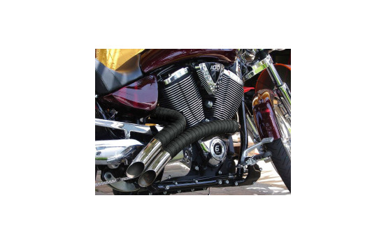 Kit de envoltura térmica para escapes Simoni Racing - 50,8 mm x 15,24 m + 6 clips ->550C, Imagen 6