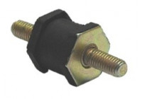 Goma de suspensión con extremos roscados M8