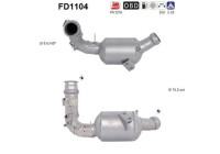 Filtro de partículas diésel FD1104