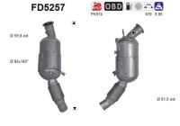 Filtro de partículas diésel FD5257