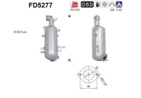 Filtro de partículas diésel FD5277
