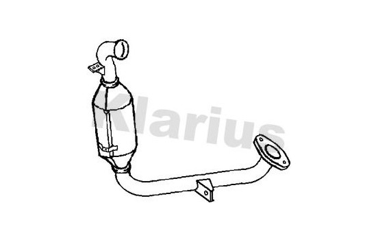 Filtro de partículas diésel, sistema de escape 390679 Klarius, Imagen 2