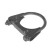 Abrazadera de escape Walker 52MM