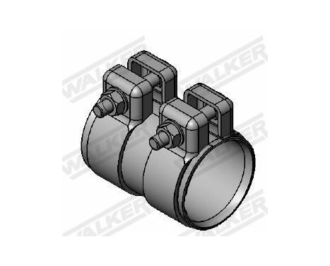 Conexión de tuberías, sistema de escape