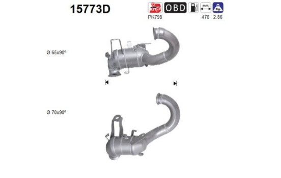 Catalizador Citroen/Fiat/Lancia/Peugeot, Imagen 2