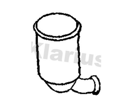 Filtro de partículas diésel 390111 Klarius