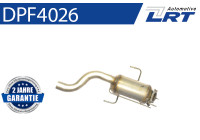 Filtro de partículas diésel DPF4026 LRT