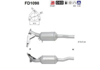 Filtro de partículas diésel FD1098