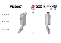 Filtro de partículas diésel FD5097