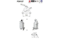 Filtro de partículas diésel FD5127