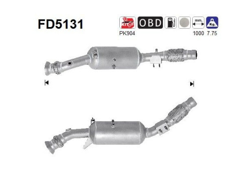 Filtro de partículas diésel FD5131