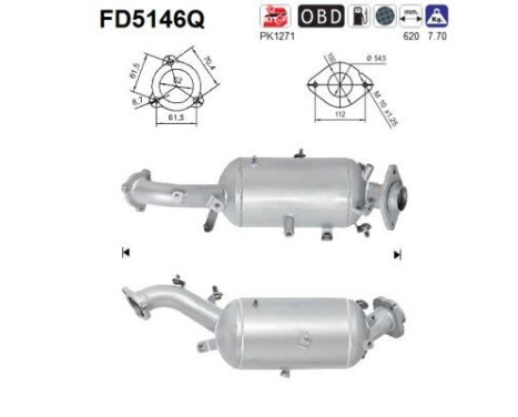 Filtro de partículas diésel FD5146Q